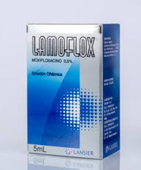 LAMOFLOX 0,5% X 5ML MOXIFLOXACINO SOL OFT LANSIER