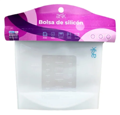 BOLSAS ASK 1500ML DE SILICON