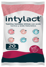 TOALLAS HUMEDAS INTYLACT 20UND INTIMAS ARANDANO