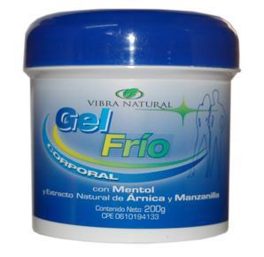 GEL VIBRA NATURAL 200GR MENTOLADO