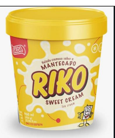 HELADO GILDA 946ML RIKO MANTECADO