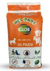 PADS P/MASCOTA GLOB 30UND 60X60CM