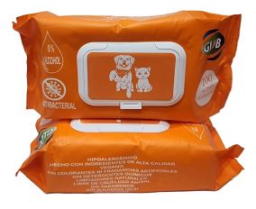 TOALLAS HUMEDAS GLOB 100UND P/MASCOTA