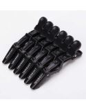 PINZAS DE CABELLO CROCODILE 6UND NEGRAS