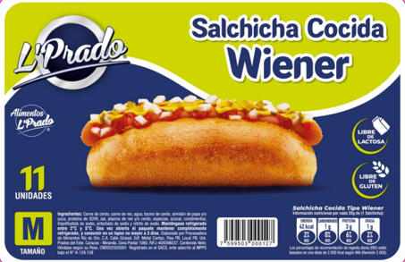 SALCHICHAS L PRADO 220GR WIENER