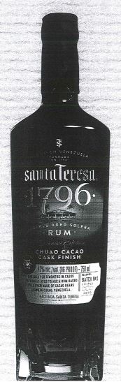 RON SANTA TERESA 0.75LT 1796 CHUAO CACAO