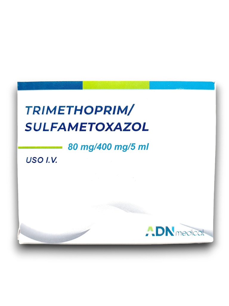 TRIMETHOPRIM SULFAMETOXAZOL 80MG 400MG/5ML X 1AMP ADN