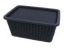 CAJA ORGANIZADORA ALFA HOGAR 5LT NEGRO RATAN C/TAPA