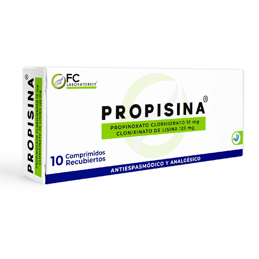 PROPISINA 10MG 125MG X 10COMP FC PHARMA