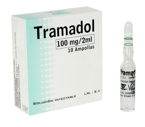 TRAMADOL HCL 100MG/2ML X 1AMP IM IV VITALIS PSICOTROPICOS
