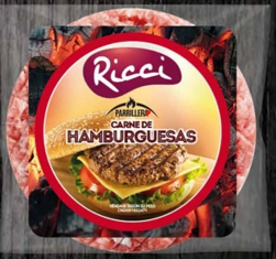 CARNE DE HAMBURGUESAS RICCI X KG