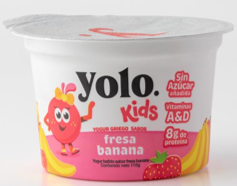 YOGURT GRIEGO YOLO KIDS 110GR FRESA BANANA