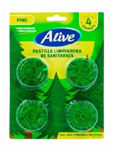 PASTILLA DE POCETAS ALIVE 50GR 4UND PINO