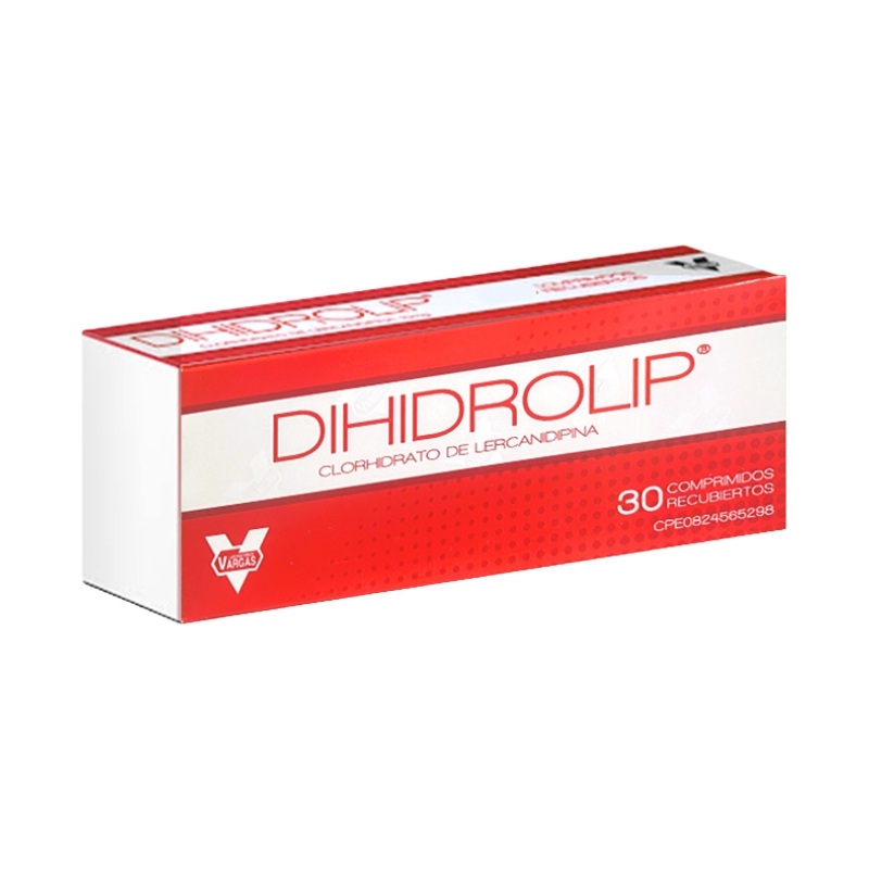 DIHIDROLIP 20MG X 30TAB LERCANIDIPINA VARGAS