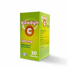 VITADYN C CON ZINC 500MG X 30CAPS OFTALMI