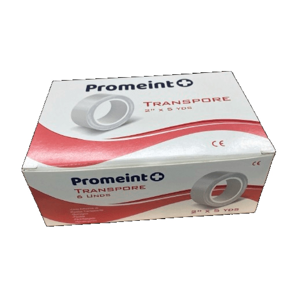 ADHESIVO TRANSPORE 2X5 YADS PLAST TRANP PROMEINT