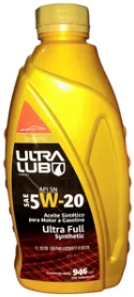 ACEITE ULTRA LUB 1LT 5W20 SINTETICO