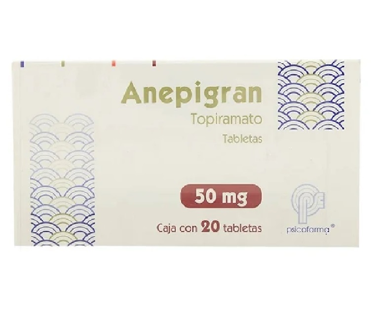 ANEPIGRAN 50MG X 20TABL TOPIRAMATO PSICOFARMA