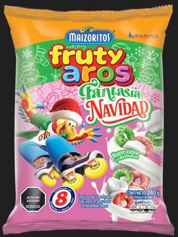 CEREAL MAIZORITOS 240GR FRUTY AROS NAVIDAD