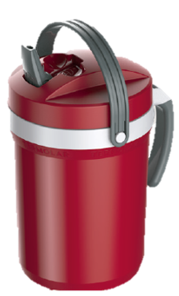 TERMO TERMOLAR 2,5LT ROJO FLIP TOP