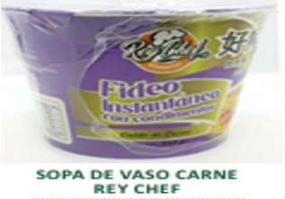 SOPA INSTANTANEA REY CHEF 110GR CARNE