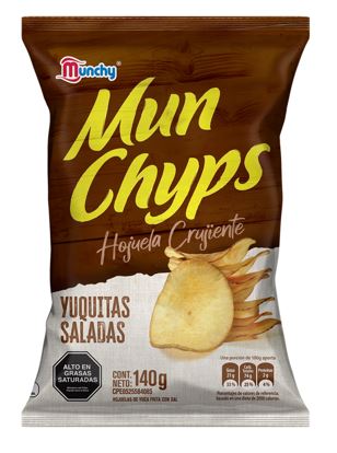 YUCA MUNCHYPS 140GR SALADAS