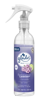 AMBIENTADOR GLADE 230ML RELAXING LAVANDER SPRAY