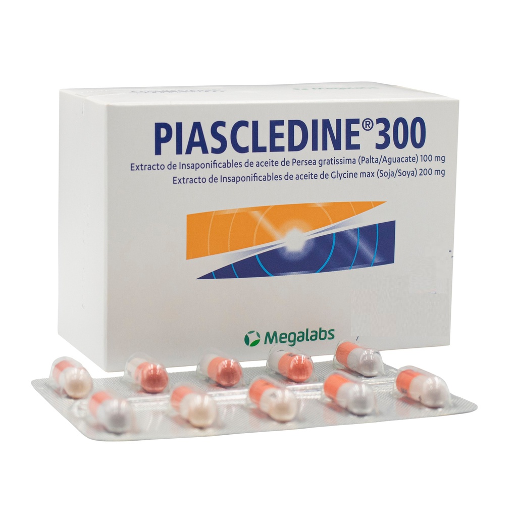 PIASCLEDINE 300MG X 10CAPS 100MG AGUAC 200MG SOYA MEGALABS