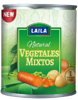 VEGETALES LAILA 284GR MIXTOS