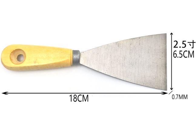 ESPATULA MANGO MADERA 2.5&quot;