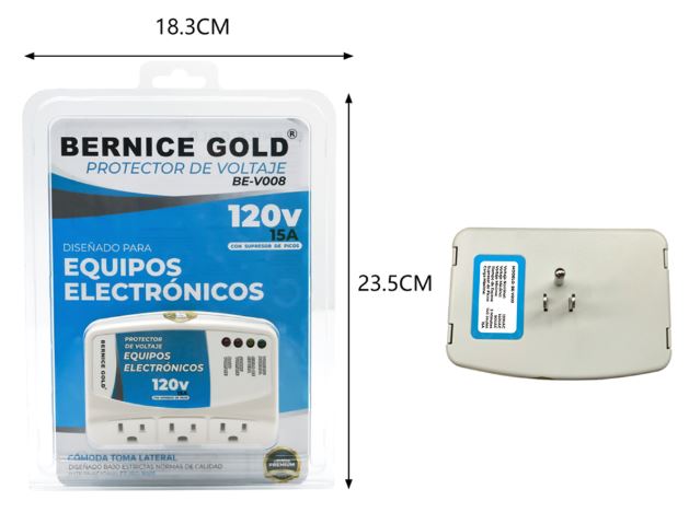 PROTECTOR DE VOLTAJE  BERNICE GOLD 120V EQ ELECTR