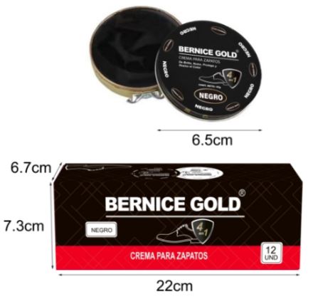 CREMA ZAPATO BERNICE 30GR NEGRO