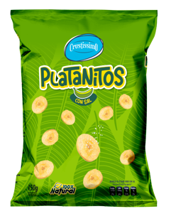 PLATANITOS CRUSTISSIMO 150GR C/SAL