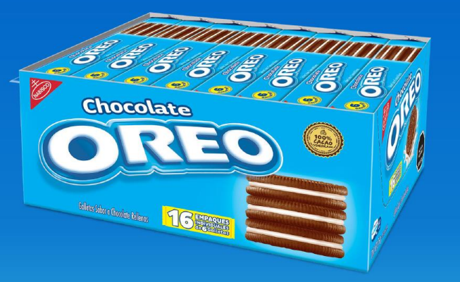 GALLETA OREO 8X16X48G CHOCOLATE MOSTRADOR