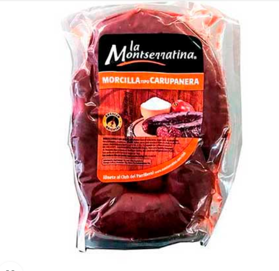 MORCILLA MONTSERRATINA CARUPANERA X KG