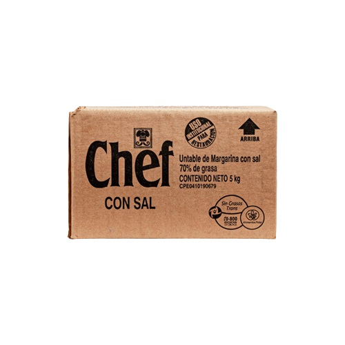 MARGARINA CHEF  5KG C/SAL