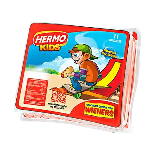 SALCHICHAS HERMO 225GR KIDS