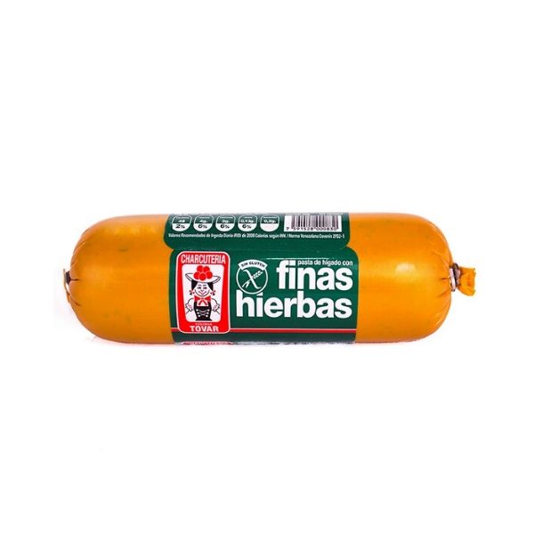 PASTA DE HIGADO TOVAR 125GR FINAS HIERBA