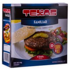 CARNE TEXAS 4X112GR P/HAMB FAMILIAR