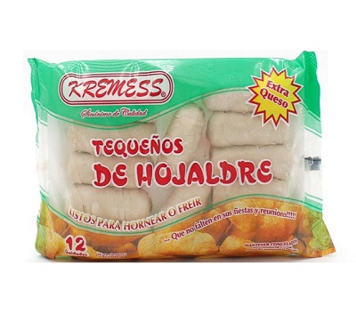 TEQUENOS KREMESS 12 UNIDADES DE HOJALDR
