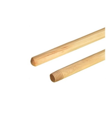 PALO DE MADERA ESCOBA ROSCA GRUESA