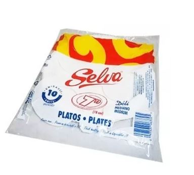 PLATOS SELVA N-7 X10UND LISO