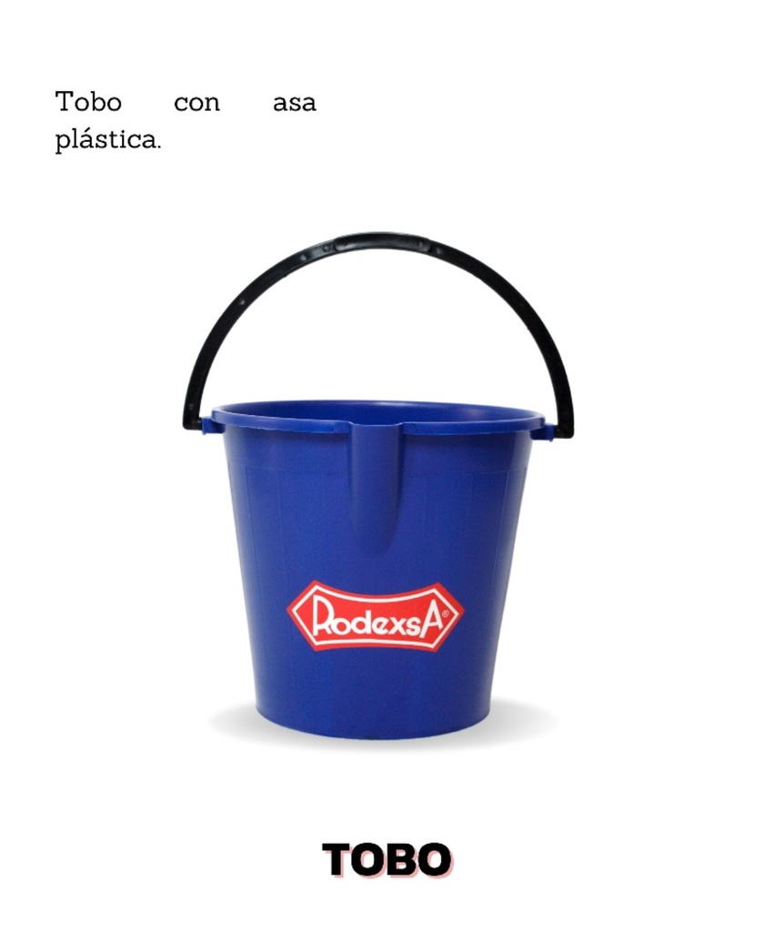 TOBO RODEXSA 14LT PLASTICO CON ASA