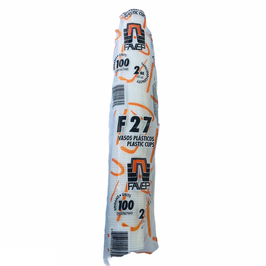 VASOS N-27 X100UND