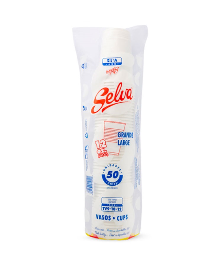 VASOS SELVA 12 OZ. X50UND