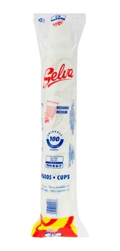 VASOS SELVA 7OZ.  X100UND