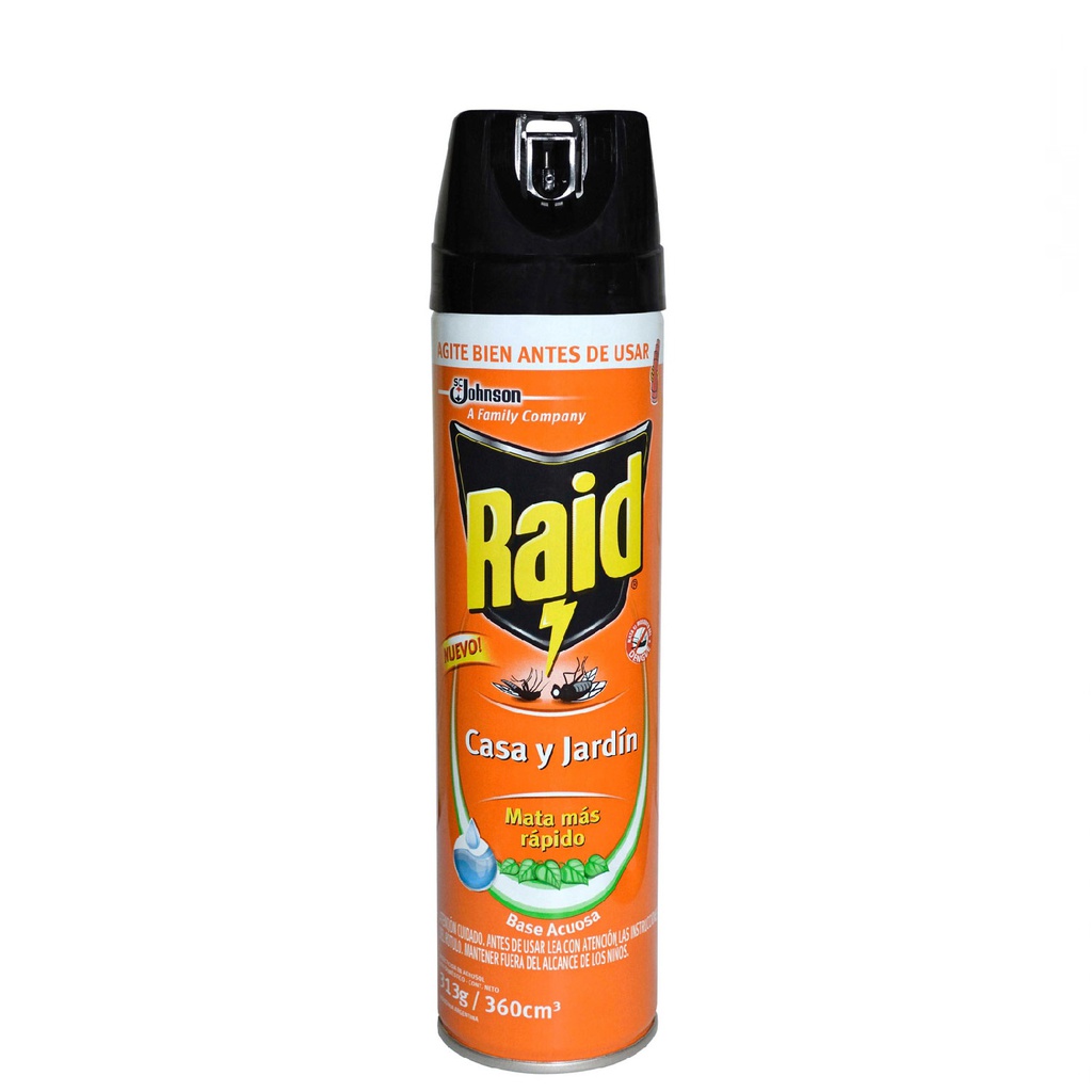 INSECTICIDA RAID 360CC HOGAR ARSL