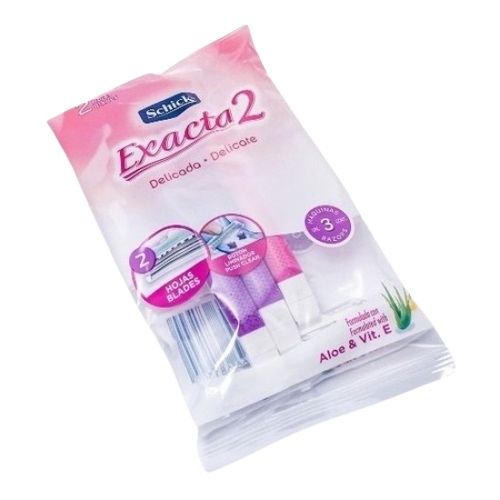 AFEITAD SCHICK 2HOJ X 3UN EXACTA SENSIBLE
