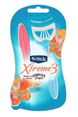 AFEITADORA SCHICK 3HOJ 2UND XTREME 3 HAWAIIAN