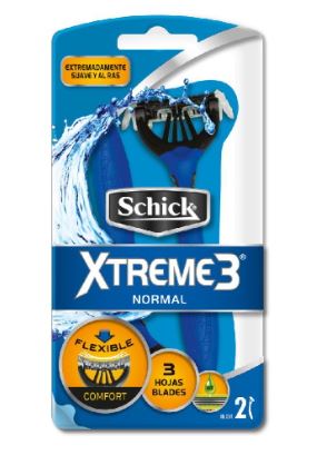 AFEITADORA SCHICK 3HOJ 2UND XTREME NORMAL